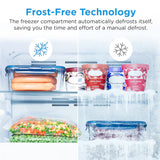 18.1 Cu. Ft. Fingerprint-Resistant Top-Freezer Refrigerator – Stainless Steel, Garage Ready, ENERGY STAR