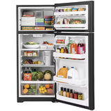 17.5-Cu Ft Top-Freezer Refrigerator (Black)
