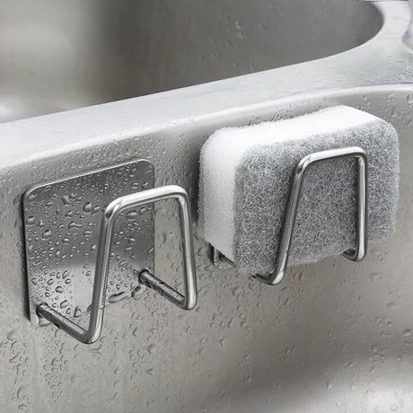 Kitchen Stainless Steel Sink Sponges Holder.