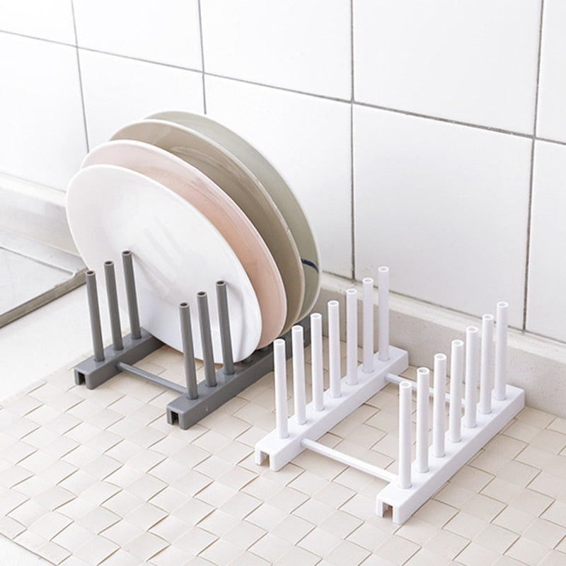 Dish Drainer Rack Kitchen Plates Holder.