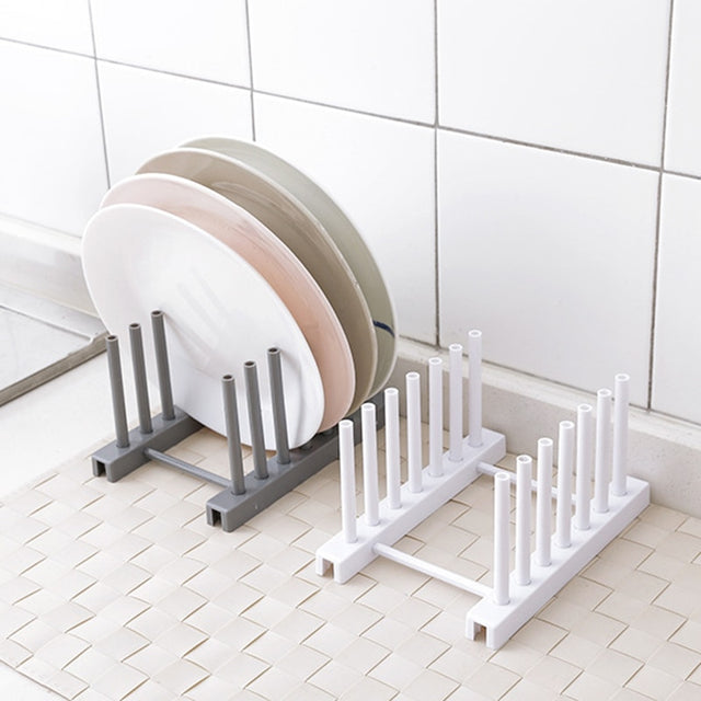 Dish Drainer Rack Kitchen Plates Holder.