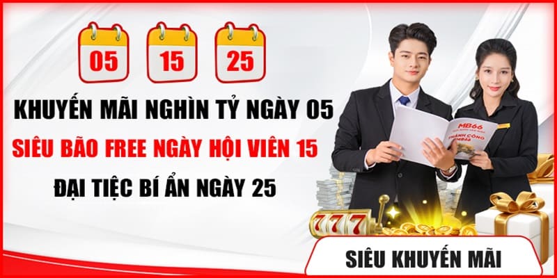 Khuyến mãi ngày vàng - cơ hội lĩnh thưởng lớn&nbsp;