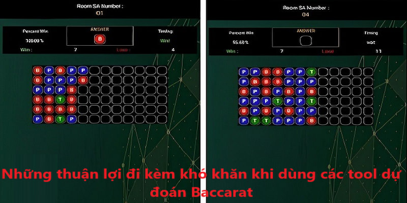 Những ưu và nhược điểm khi dùng tool dự đoán Baccarat&nbsp;