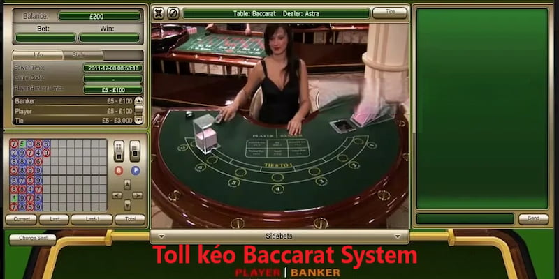 Tool dự đoán kết quả Baccarat System&nbsp;